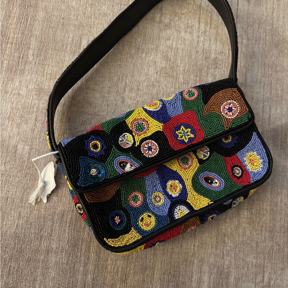 STAUD Colorful Beaded Women's Bag